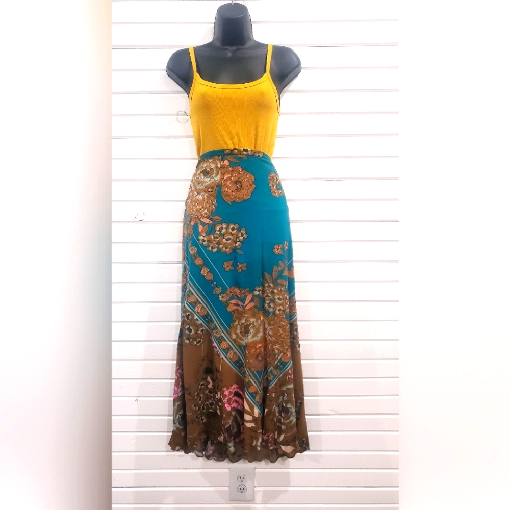 Free People Printed Skirt